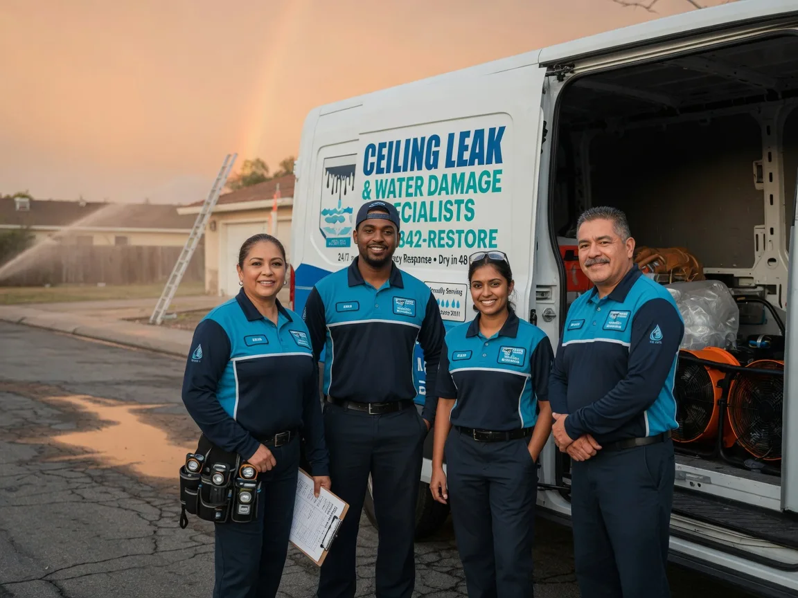 Ceiling Leak Cleanup company in East Lynne, MO
